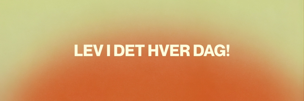 Lev i det hver dag!